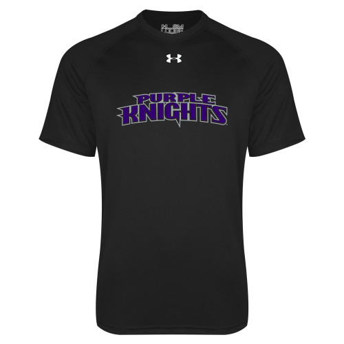  Under Armour Black Tech Tee - Purple Knights
