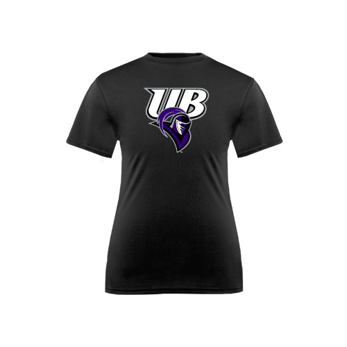  Youth Performance Black Tee - Primary Mark