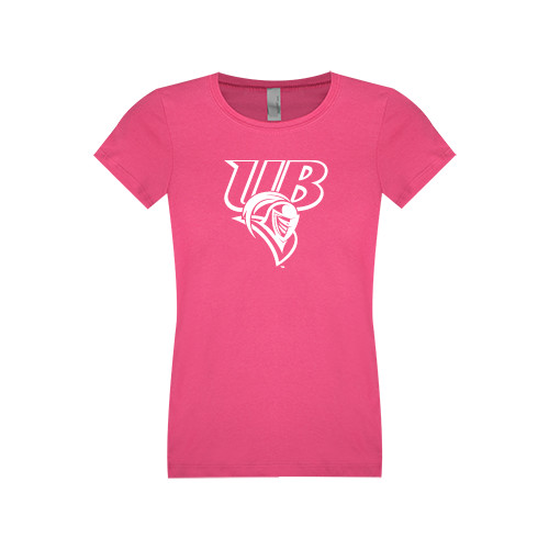  Next Level Girls Fuchsia Fashion Fit T Shirt - Primary Mark