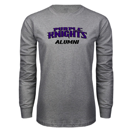  Grey Long Sleeve T Shirt - Alumni