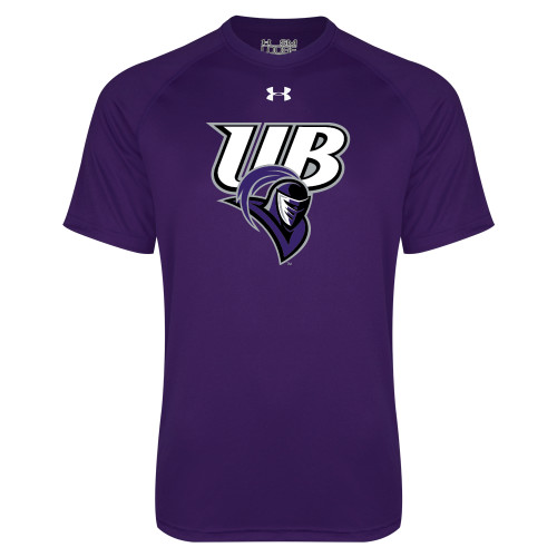  Under Armour Purple Tech Tee - Primary Mark