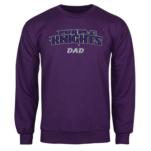 Purple Fleece Crew - Dad