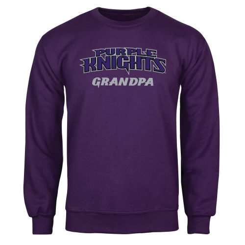  Purple Fleece Crew - Grandpa