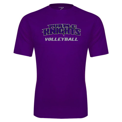  Purple Performance Tee - Volleyball