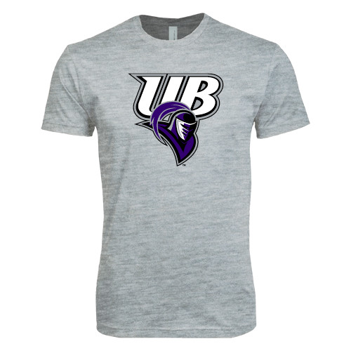  Next Level Heather Grey SoftStyle T Shirt - Primary Mark