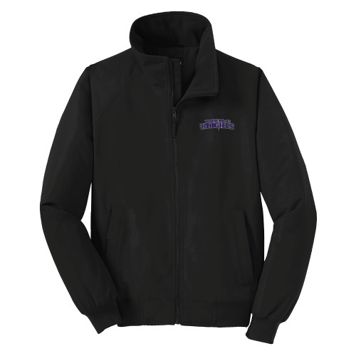  Black Charger Jacket - Purple Knights