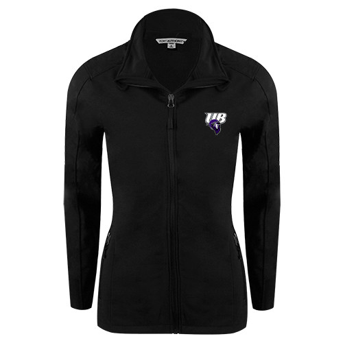  Womens Black Softshell Jacket - Primary Mark