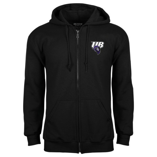  Black Fleece Full Zip Hoodie - Primary Mark