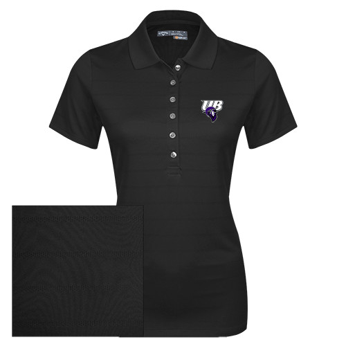  Callaway Womens Black Opti Vent Polo - Primary Mark