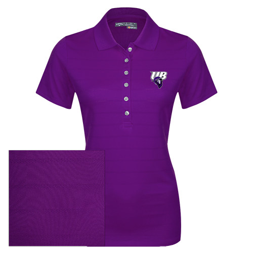 Callaway Womens Purple Opti Vent Polo - Primary Mark