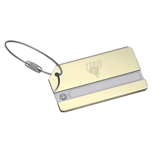  Gold Luggage Tag - Primary Mark Engraved