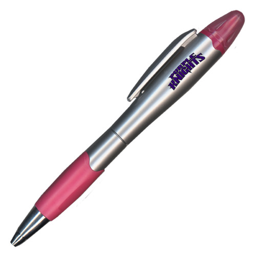 Main Image for  Silver/Pink Blossom Pen/Highlighter