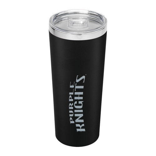 Thor Vacuum Insulated Black Tumbler 22oz - Purple Knights Engraved