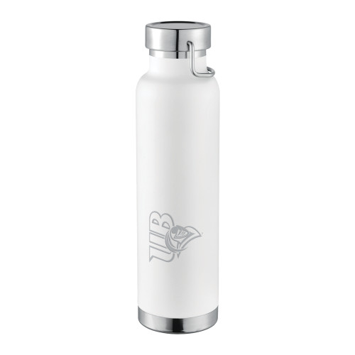  Thor Copper Vacuum Insulated White Bottle 22oz - Primary Mark Engraved