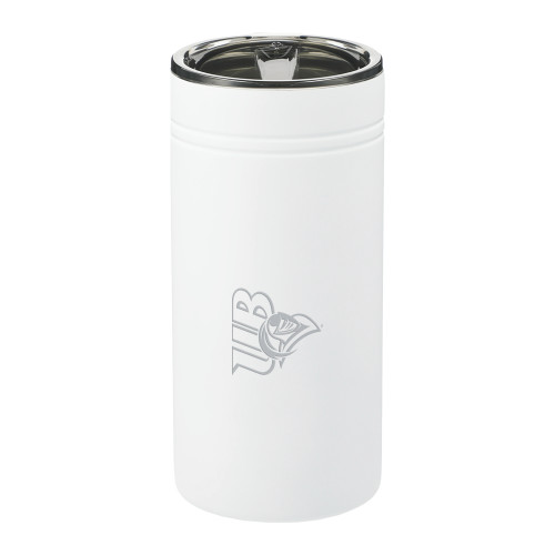  Sherpa Vacuum White Tumbler & Insulator 12oz - Primary Mark Engraved