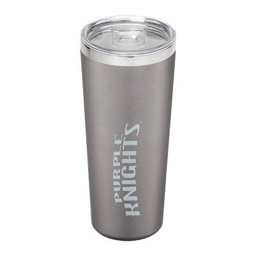  Thor Vacuum Insulated Grey Tumbler 22oz - Purple Knights Engraved