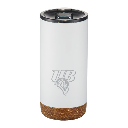  Valhalla Vacuum Insulated White Tumbler 16oz - Primary Mark Engraved