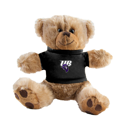  Plush Big Paw 8 1/2 inch Brown Bear w/Black Shirt - Primary Mark