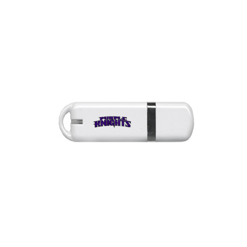  USB White Pen Drive 4G - Purple Knights