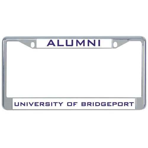  Alumni Metal License Plate Frame in Chrome - Alumni