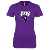 Thumbnail image for  Next Level Womens Purple Boyfriend Tee