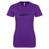 Thumbnail image for  Next Level Womens Purple Boyfriend Tee