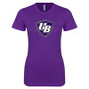 Thumbnail image for  Next Level Womens Purple Boyfriend Tee