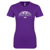 Thumbnail image for  Next Level Womens Purple Boyfriend Tee