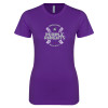 Thumbnail image for  Next Level Womens Purple Boyfriend Tee