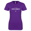Thumbnail image for  Next Level Womens Purple Boyfriend Tee