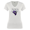 Thumbnail image for  Next Level Womens White Ideal V Tee