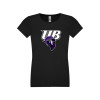 Thumbnail image for  Next Level Girls Black Fashion Fit T Shirt