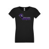 Thumbnail image for  Next Level Girls Black Fashion Fit T Shirt