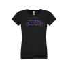 Thumbnail image for  Next Level Girls Black Fashion Fit T Shirt