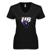 Thumbnail image for  Next Level Womens Black Ideal V Tee