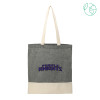 Thumbnail image for  Split Recycled Black Cotton Twill Convention Tote