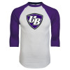 Thumbnail image for  White/Purple Raglan Baseball T Shirt
