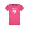 Thumbnail image for  Next Level Girls Fuchsia Fashion Fit T Shirt