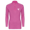 Thumbnail image for  Syntrel Womens Raspberry Interlock 1/4 Zip
