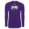 Thumbnail image for  Under Armour Purple Long Sleeve Tech Tee