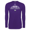 Thumbnail image for  Under Armour Purple Long Sleeve Tech Tee