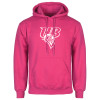 Thumbnail image for  Womens Fuchsia Fleece Hoodie
