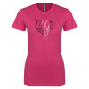 Thumbnail image for  Next Level Womens Fuchsia Boyfriend Tee