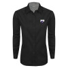Thumbnail image for  Womens Black Twill Button Down Long Sleeve 