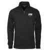 Thumbnail image for  Black Slub Fleece 1/4 Zip Pullover