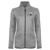 Thumbnail image for  Womens Grey Heather Fleece Jacket