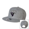 Thumbnail image for  Heather Grey Wool Blend Flat Bill Snapback Hat