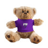 Thumbnail image for  Plush Big Paw 8 1/2 inch Brown Bear w/Purple Shirt