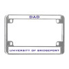 Thumbnail image for  Metal Motorcycle License Plate Frame in Chrome