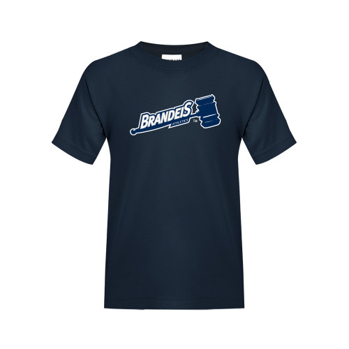  Youth Navy T Shirt - Brandeis Athletics